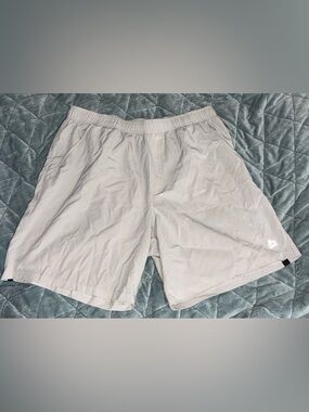 RBX Light Gray Performance Shorts with Reflective Logo Large
